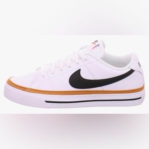 NIKE white and black womens sneaker